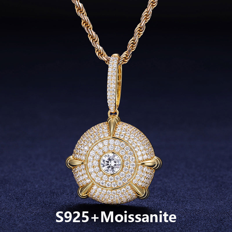 VVS Dragon Claw | Iced Blinged Out Moissanite Diamond Devil's Eye Hip Hop Pendant