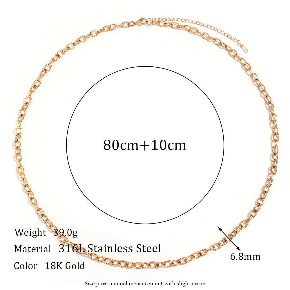 Street Style Summer Beach 18k Gold Waterproof Belly Body Waist Chain