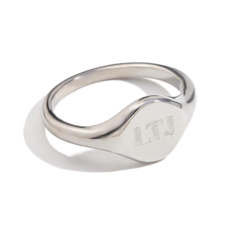 18k Gold LTJ You Are Gold Solid Stainless Steel Water Proof Rings