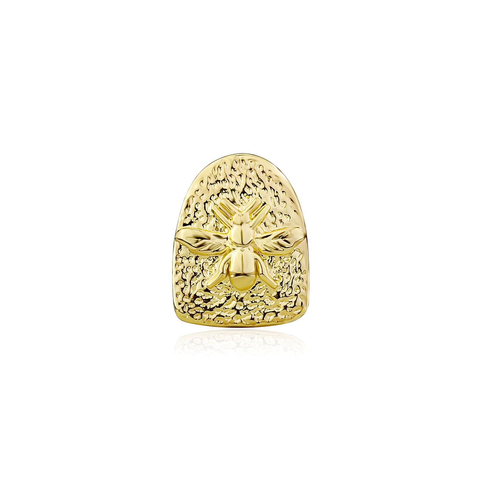 Single Cap | Animal Hip Hop Gold .925 Silver Tooth Cap Mouth Grillz