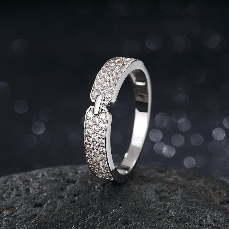 Mens Flooded Ice 18k Gold 925 Silver Street Wear Fashion Iced Bling Out Rings