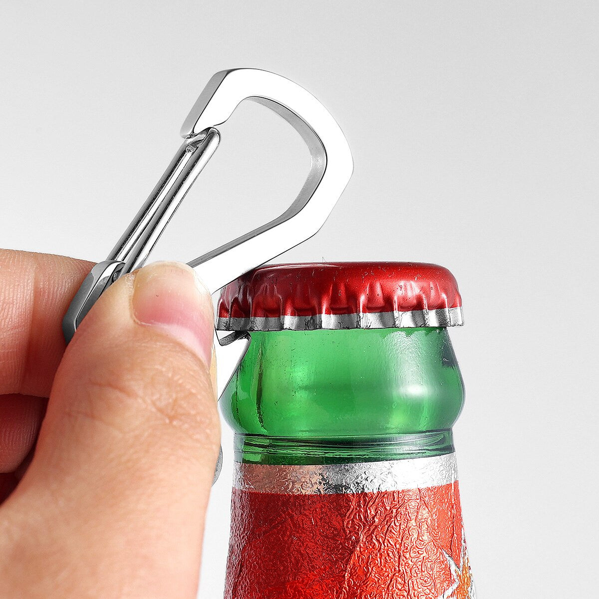 Mens 304 Solid No Fade Stainless Steel Keychain high Quality Car Key Ring Holder