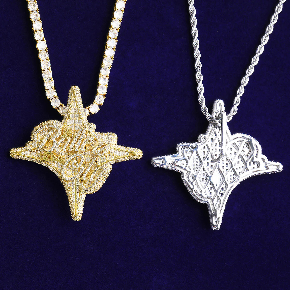 Ballers De La City | Inspired Hip Hop VVS Diamond CZ Blinged Out Pendant