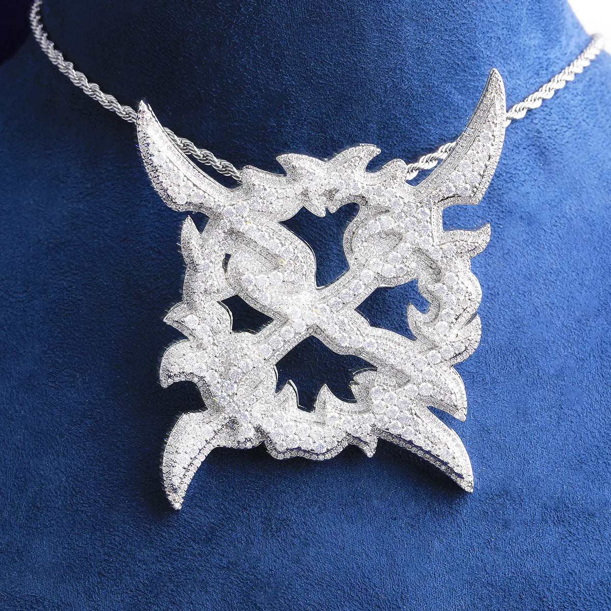 X | Ken Carson Inspired Hip Hop VVS Diamond CZ 5AA+ Luxury X Pendant