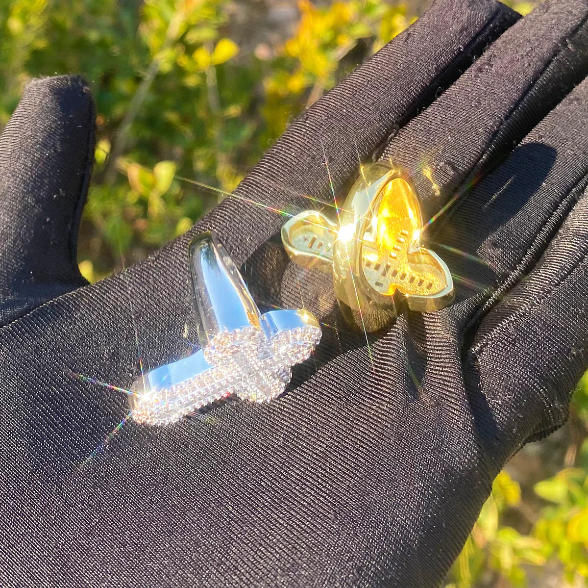 Held High | VVS Diamond CZ 5AA+ Cross Iced Blinged Out Luxury Rings