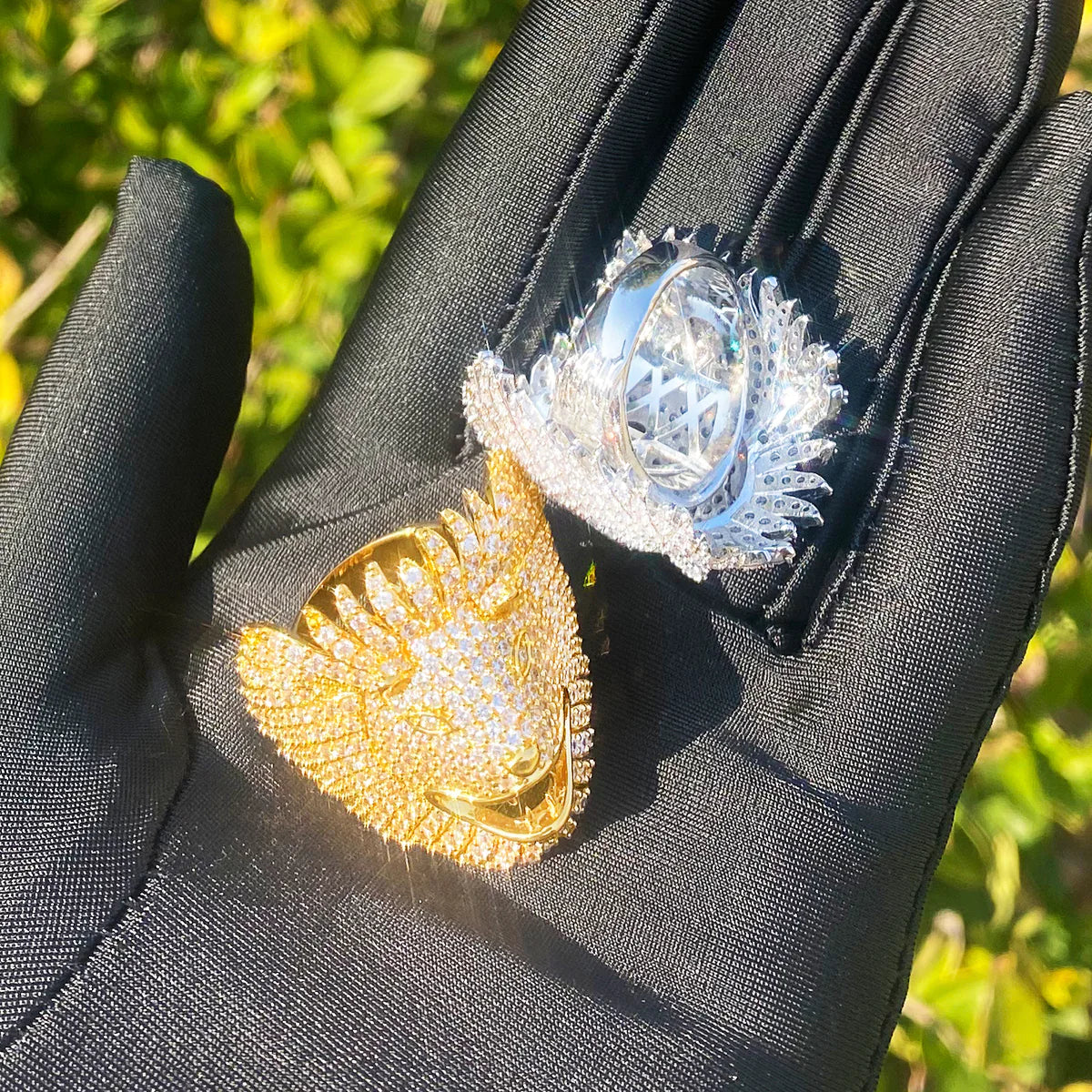 Lion Deco | VVS Diamond CZ 3D Art Deco Anime Luxury 5AA+ Iced Lion Rings