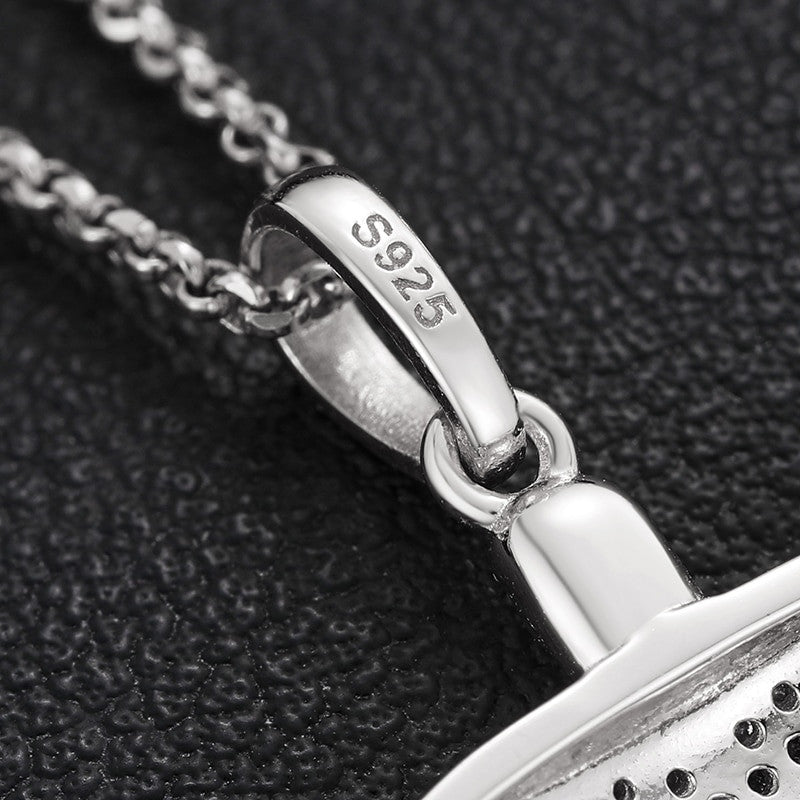 Solid 925 Silver Genuine VVS Diamond Moissanite Stone Christ The Redeemer Spiritual Pendant