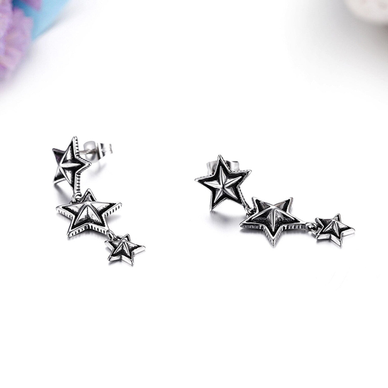 A Star Is Born | No Fade Stainless Steel Dangle Earrings