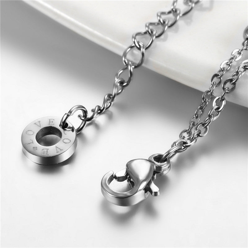 Stainless Steel Rose Gold Silver No Fade Anklet or Wrist Bracelet