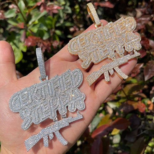 Certified Steppa | Iced Blinged Out Choppa Style Hip Hop VVS Diamond CZ Chain