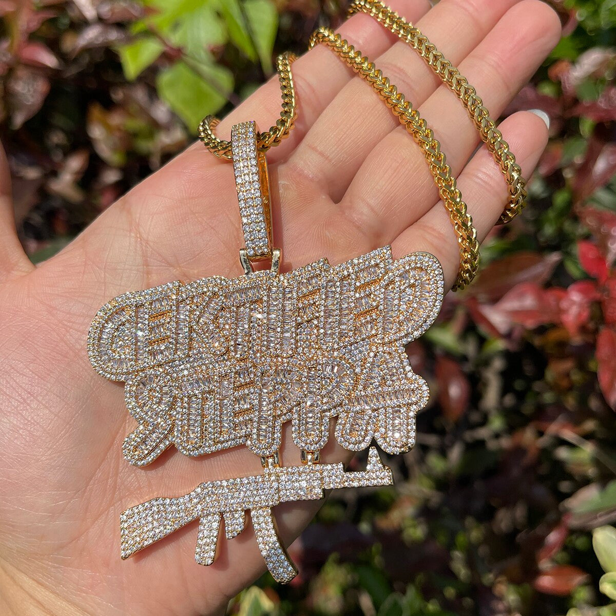 Certified Steppa | Iced Blinged Out Choppa Style Hip Hop VVS Diamond CZ Chain