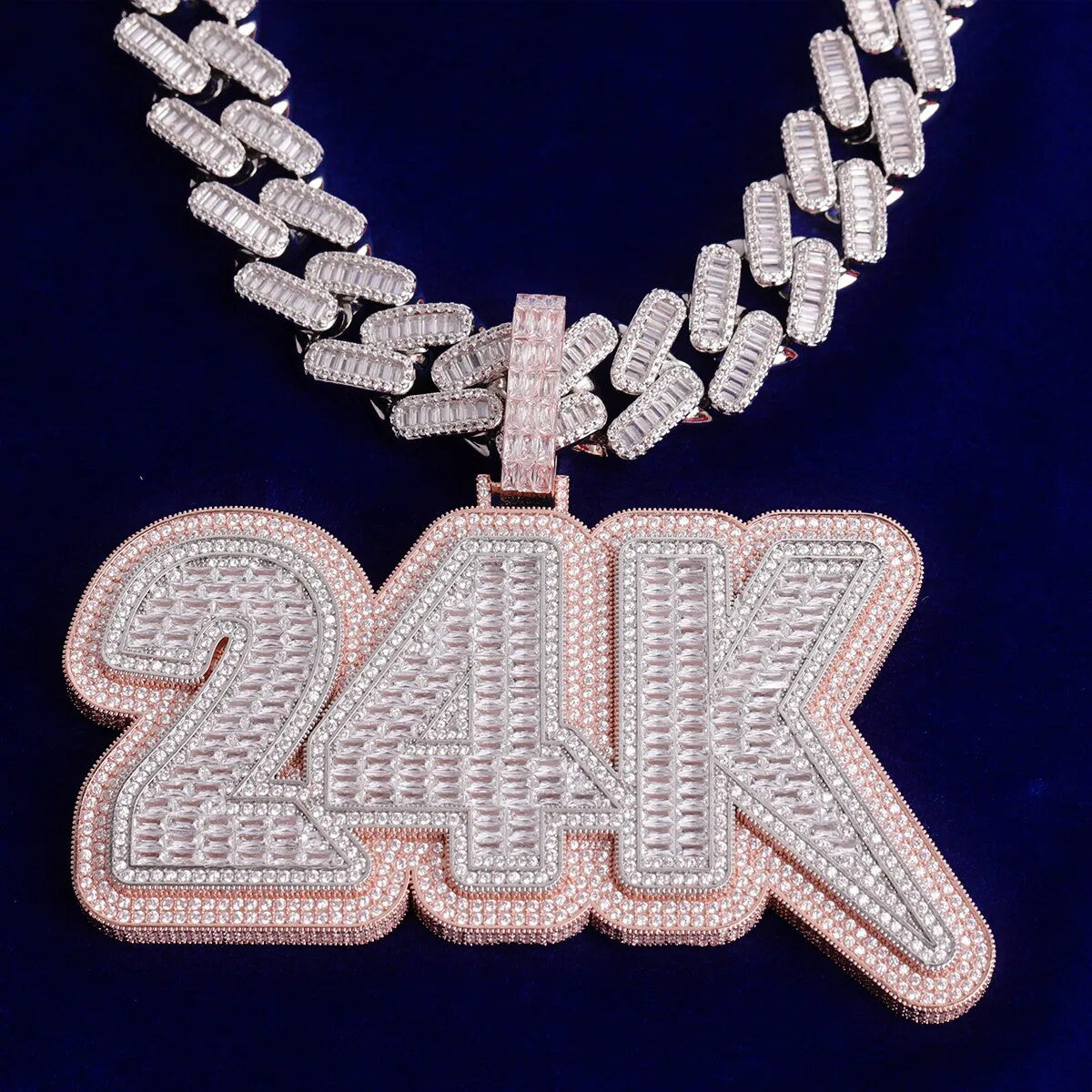 Mens Jewelry Custom Name Necklace Iced Out Street Elite Flooded