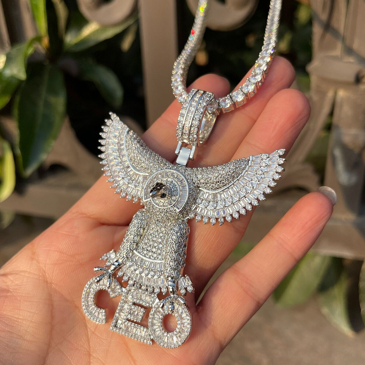 Elevate | Flying High Above It Ceo Soaring Eagle Hip Hop Chain Pendant