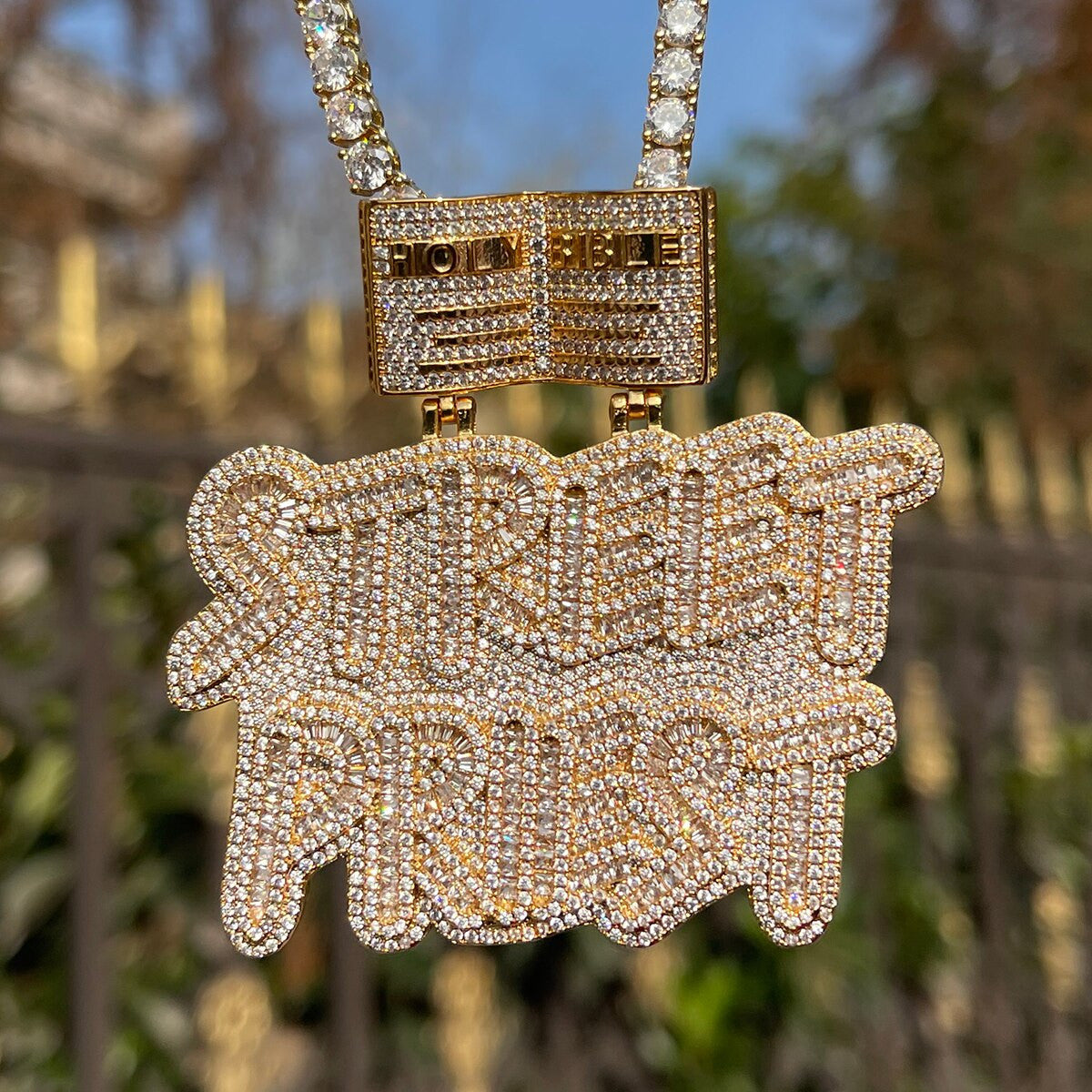 Street Priest | VVS Diamond CZ Iced Hip Hop Street Wear Blinged Out Pendant