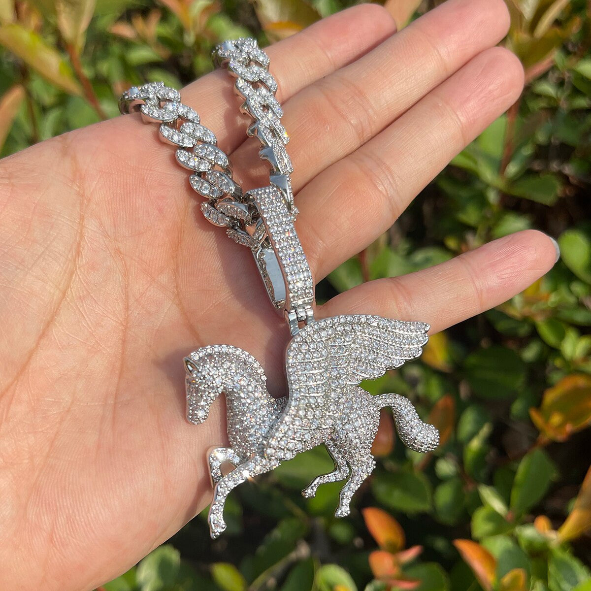 The Pegasus | Iced Blinged Out Greek Mythical Winged Horse Hip Hop Pendant