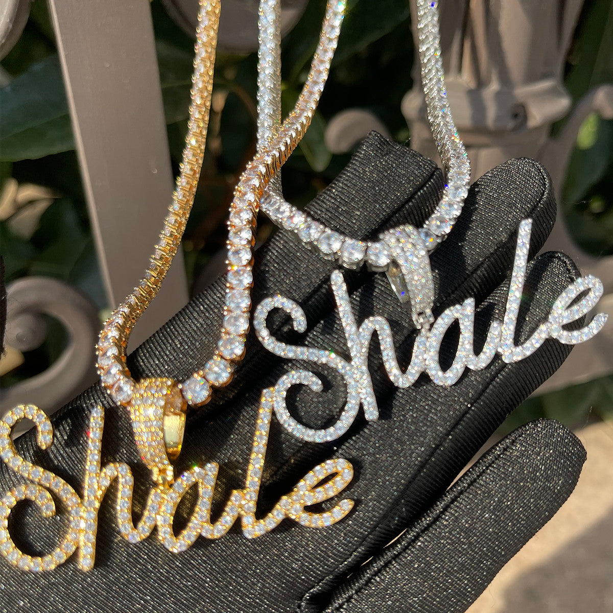 Ladies Fine Print Prong Set Custom Made Sweet Heart Hip Hop Pendant