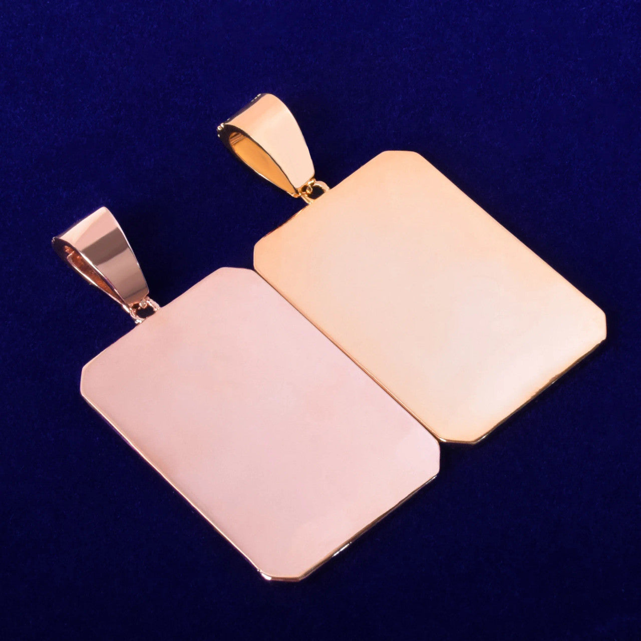 Crowned Jewel | Two Row Iced Border Custom Photo Memories Hip Hop Pendant