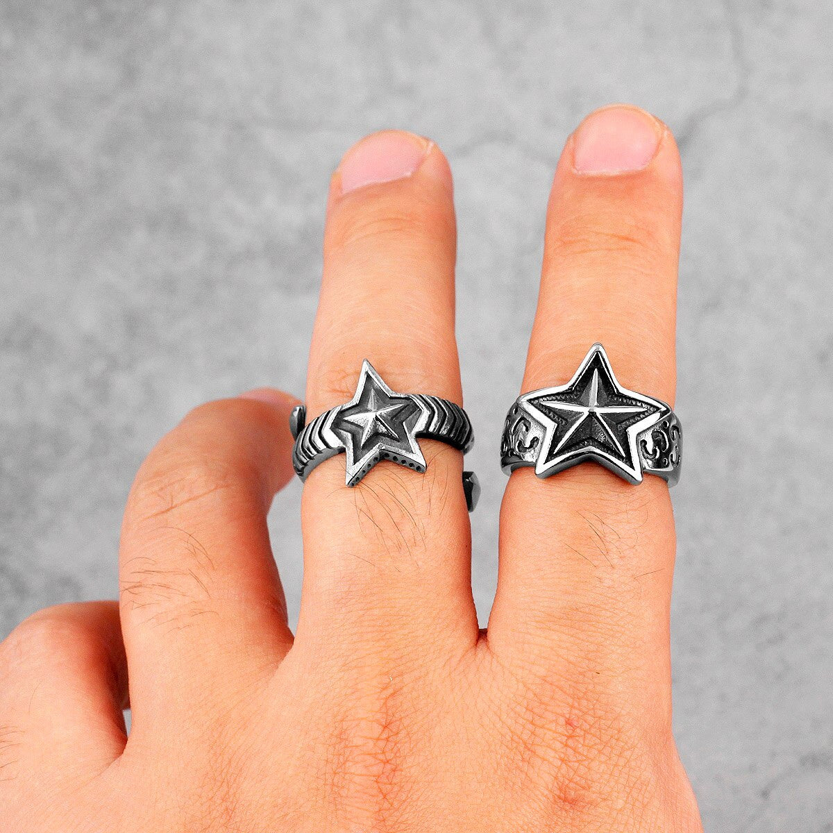 A Star Is Born | No Fade Stainless Steel Super Star Celebrity Superstar Rings