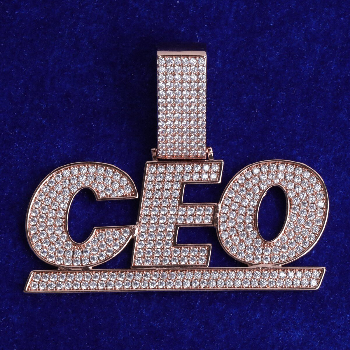 Boss Baller 5A Flooded Ice Hip Hop Custom Name Personalized Pendant Chain Necklace