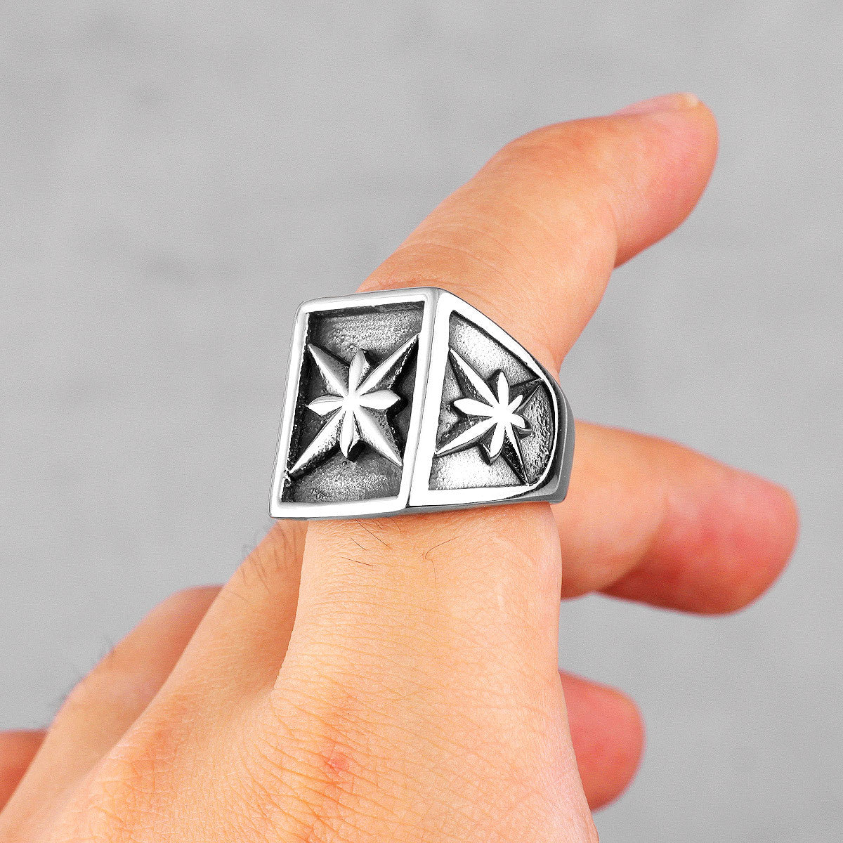 Polaris Star | 316L No Fade Stainless Steel Celestial Pole Star Street Wear Ring