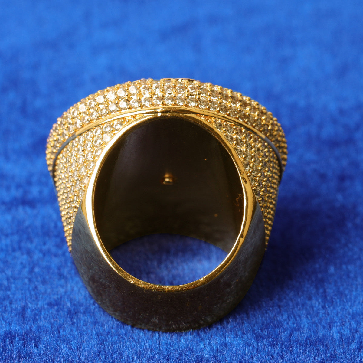 The Head Honcho | VVS Diamond CZ Raised Letter Iced Blinged Out Custom Rings