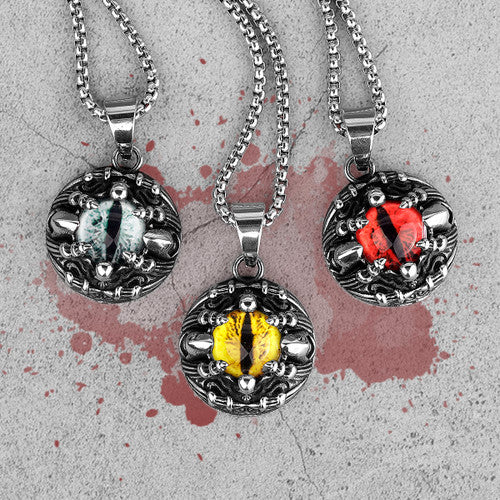 Cthulhu Eye | Men's Dark Mysterious No Fade Stainless Steel Bold Fashion Pendant