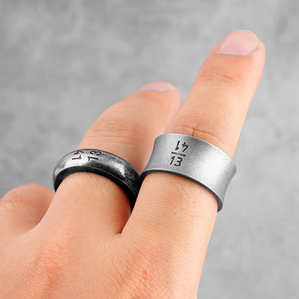 1314 Forever | Stainless Steel Lovers Couple No Fade Street Style Rings