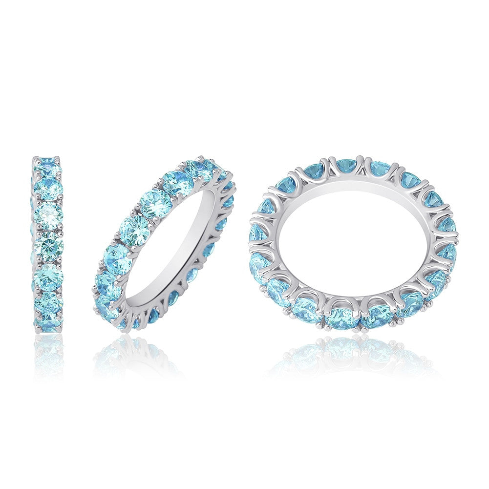 High Fashion Simulate Diamond Personality Flooded Ice Bling Rings