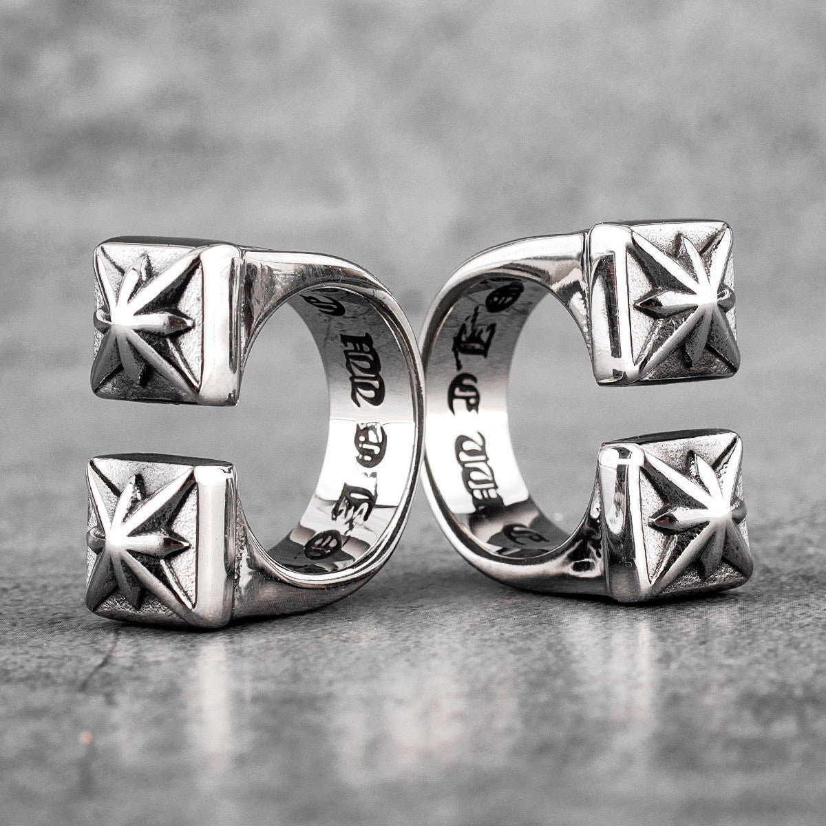 Polaris | Vintage Retro Unique Style 316L No Fade Stainless Steel Streetwear Celestial Ring