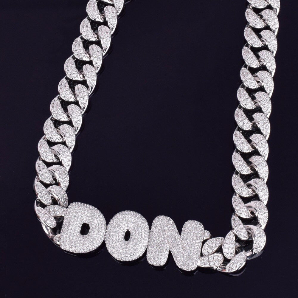 Diamond Dynasty | Custom Made VVS Stone 20MM Cuban Link Street Rock Pendant