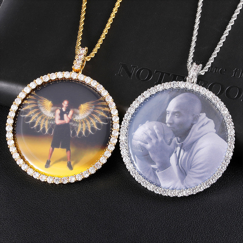 Be Legendary | Custom Made VVS Diamond CZ 4 Prong Set Hip Hop Picture Pendant