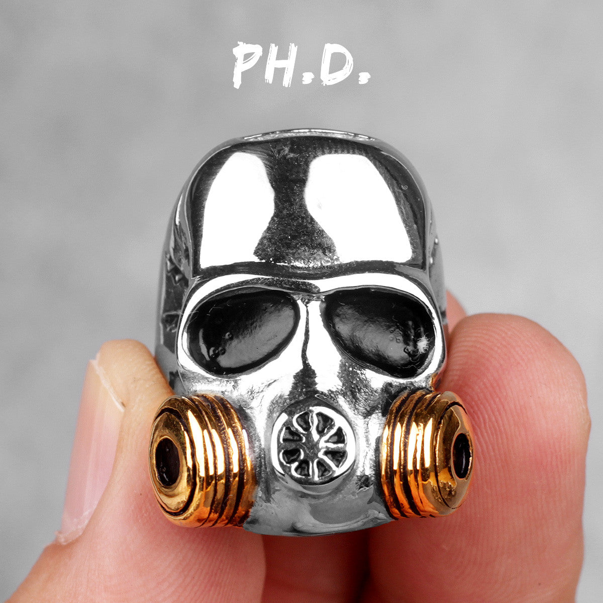 Skull Head Collection | Stainless Steel Wicked Skulls 316L No Fade Bike Skull Rings