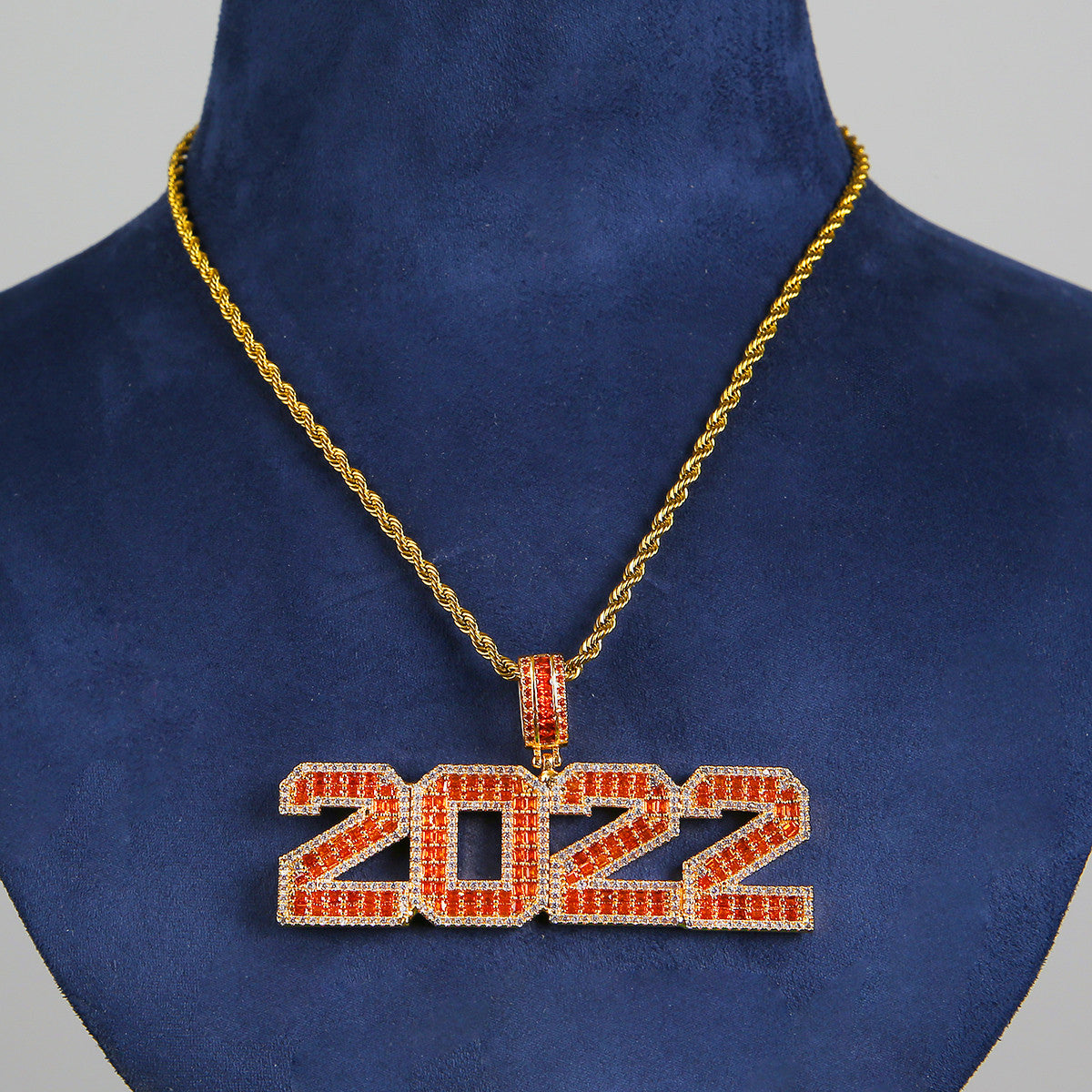 Iced Candied | Hip Hop Solid Back Baguette Custom Blinged Out Pendant