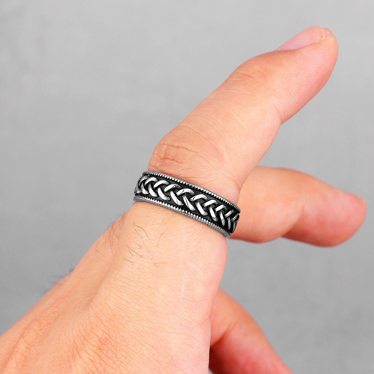 Celtic Knot | No Fade Solid Stainless Steel Interlocking Unity Designer Rings