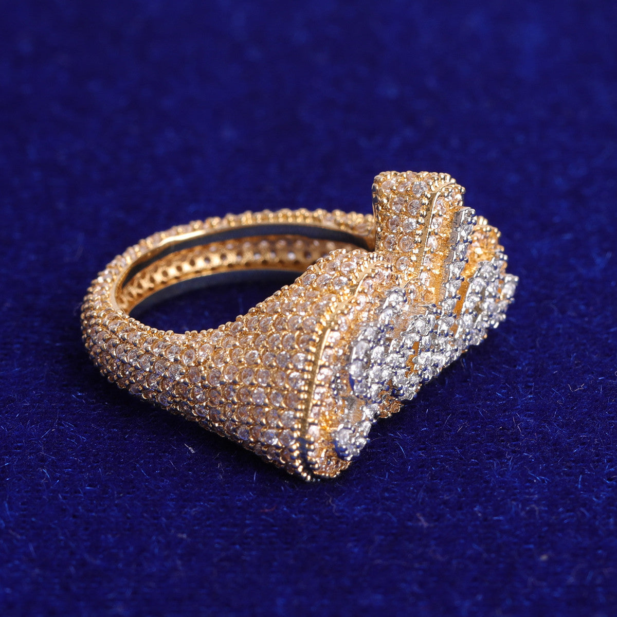 Kiss The Ring | Custom Made Iced Blinged Out VVS Diamond CZ Hip Hop Rings