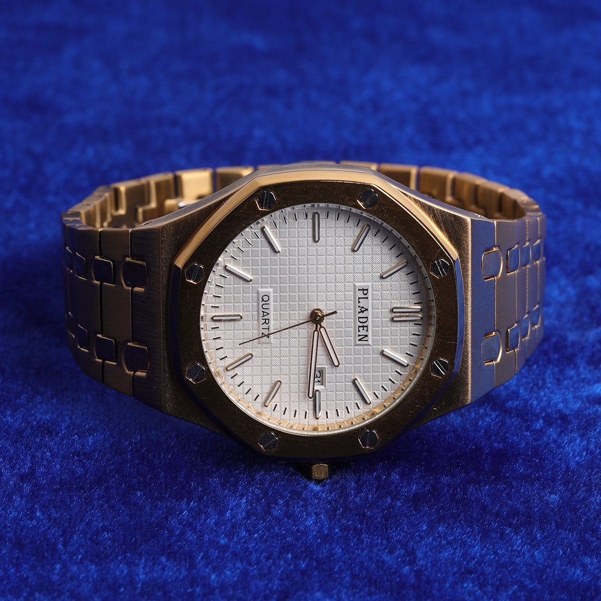 Men's Stainless Steel Grown Man Classic Fashion Hip Hop Watch