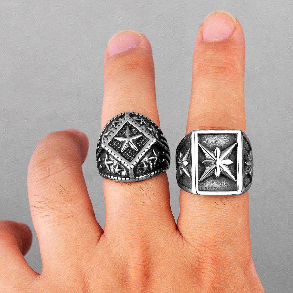 Polaris Star | 316L No Fade Stainless Steel Celestial Pole Star Street Wear Ring