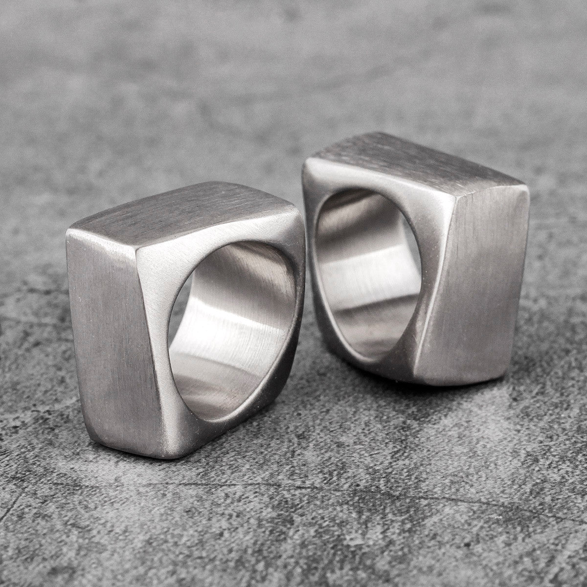 Spatial Distortion | Stainless Steel Space Designer Styling Street Wear Mens Ring