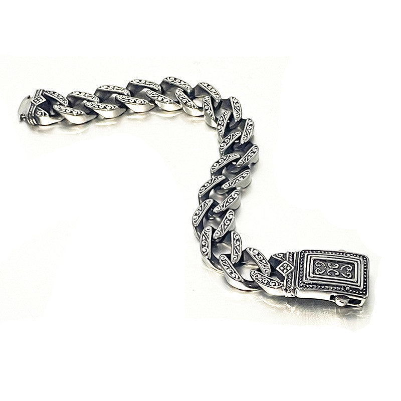 Fearless Guardian | Mens No Fade Stainless Steel Street Rock Totem Bracelet