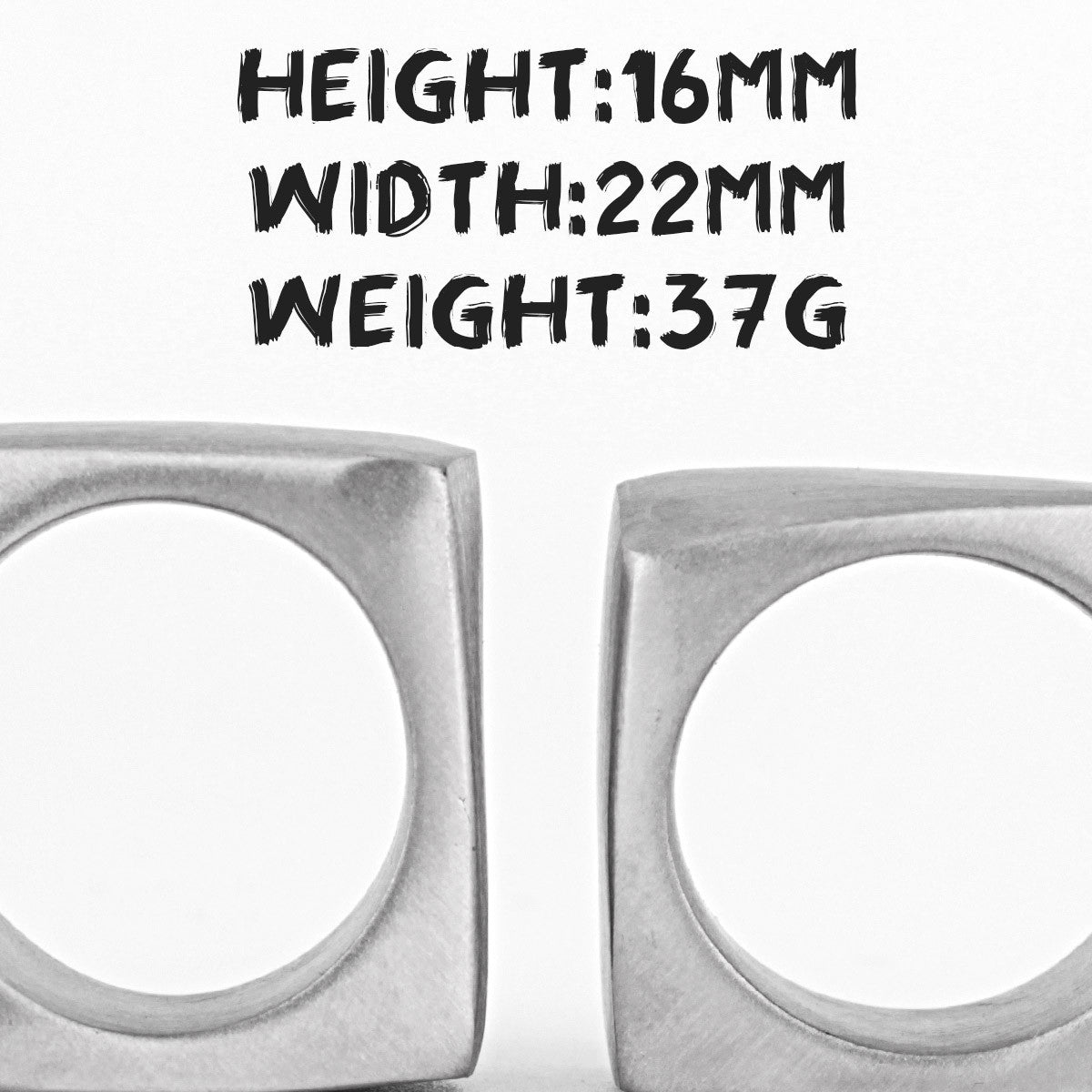 Spatial Distortion | Stainless Steel Space Designer Styling Street Wear Mens Ring