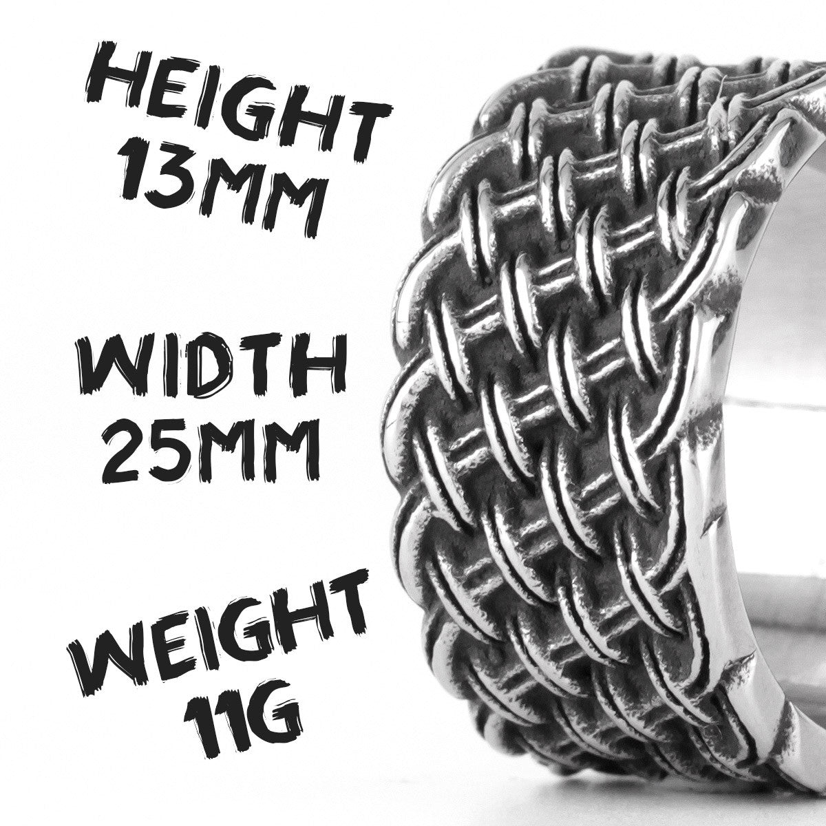 Mens Couples No Fade Stainless Steel Interweaving Love Casual Street Wear Rings