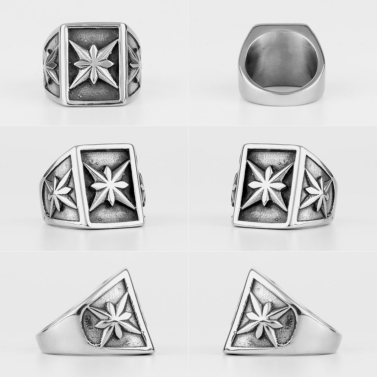 Polaris Star | 316L No Fade Stainless Steel Celestial Pole Star Street Wear Ring