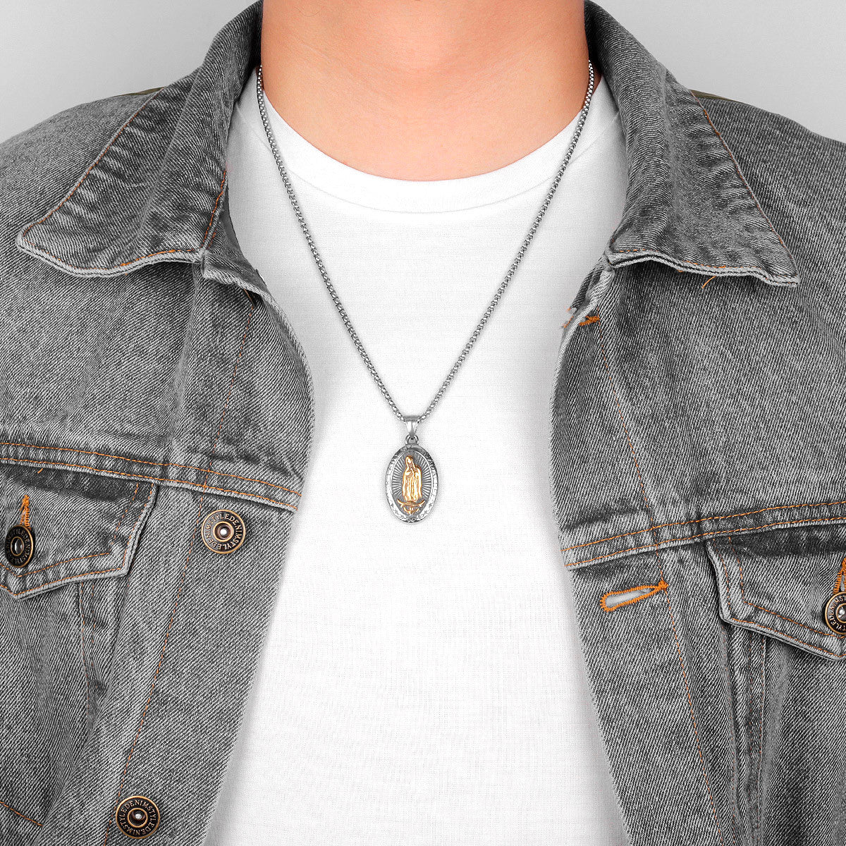 Lady of Guadeloupe | No Fade Stainless Steel Meaningful Stylish Fashion Pendant