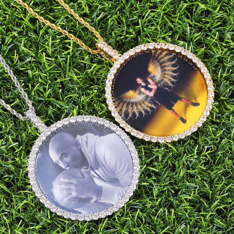 Be Legendary | Custom Made VVS Diamond CZ 4 Prong Set Hip Hop Picture Pendant