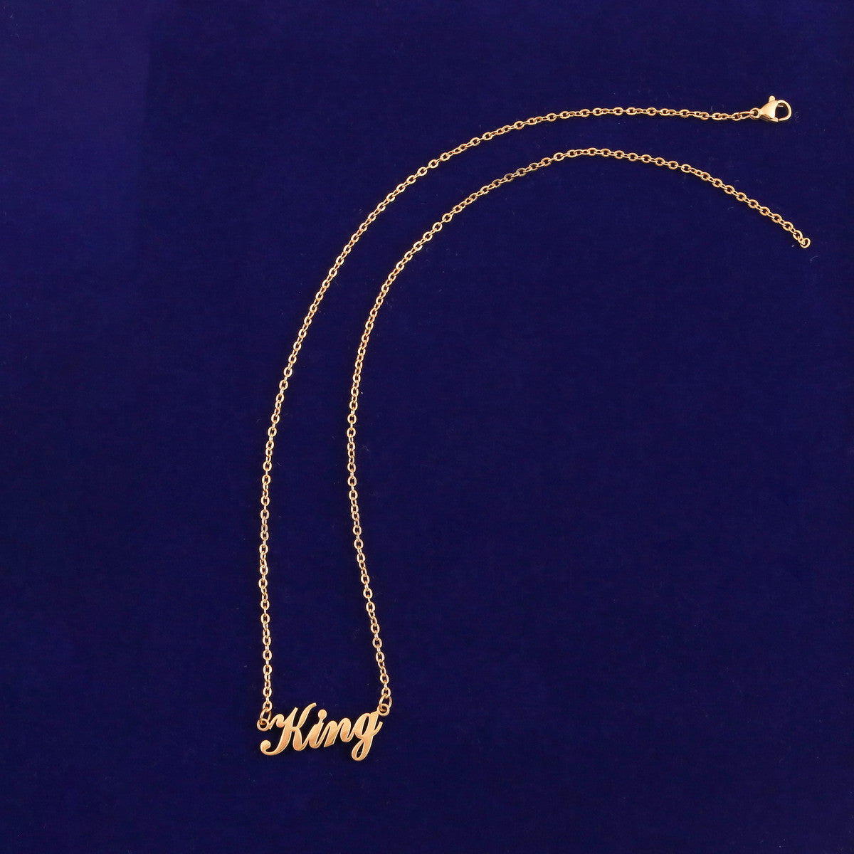 The 90's | Classic Custom Made Initial Letter Name Adjustable Slogan Necklace