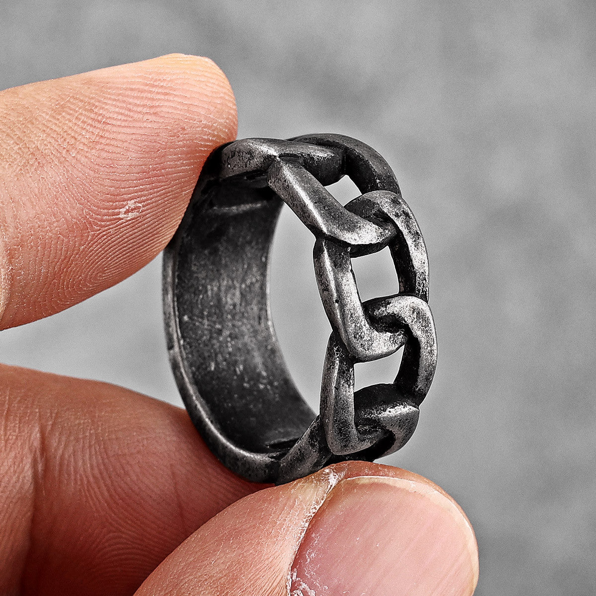 Cuban Link 1314 Forever Love 316L No Fade Stainless Steel Street Wear Rings