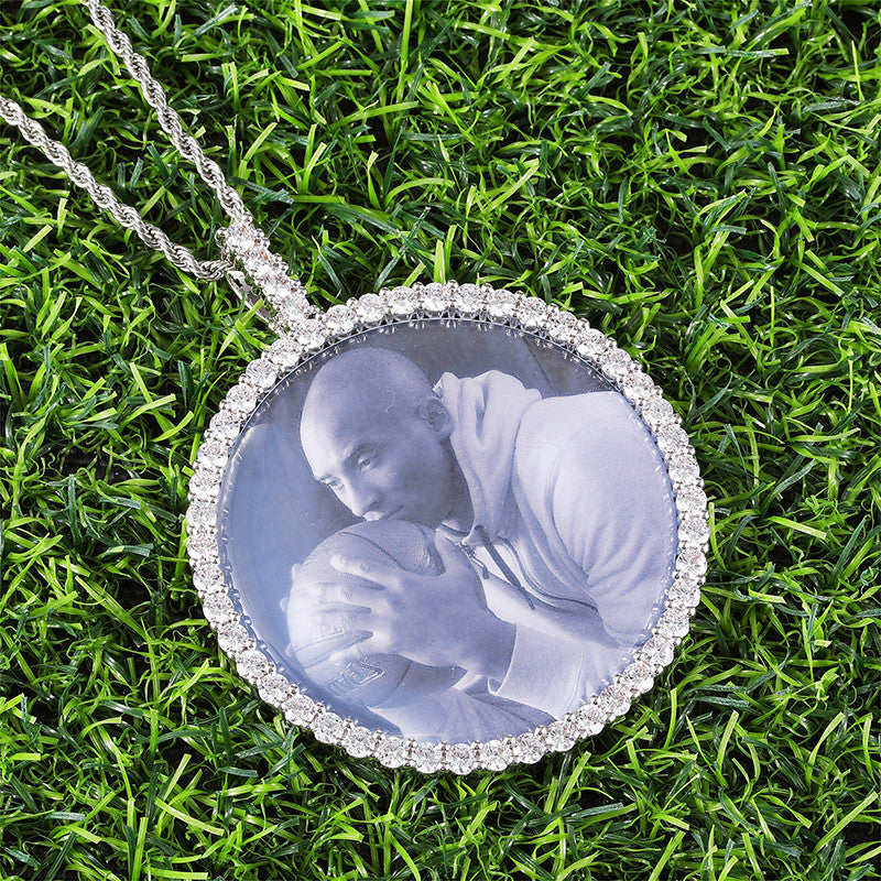 Be Legendary | Custom Made VVS Diamond CZ 4 Prong Set Hip Hop Picture Pendant