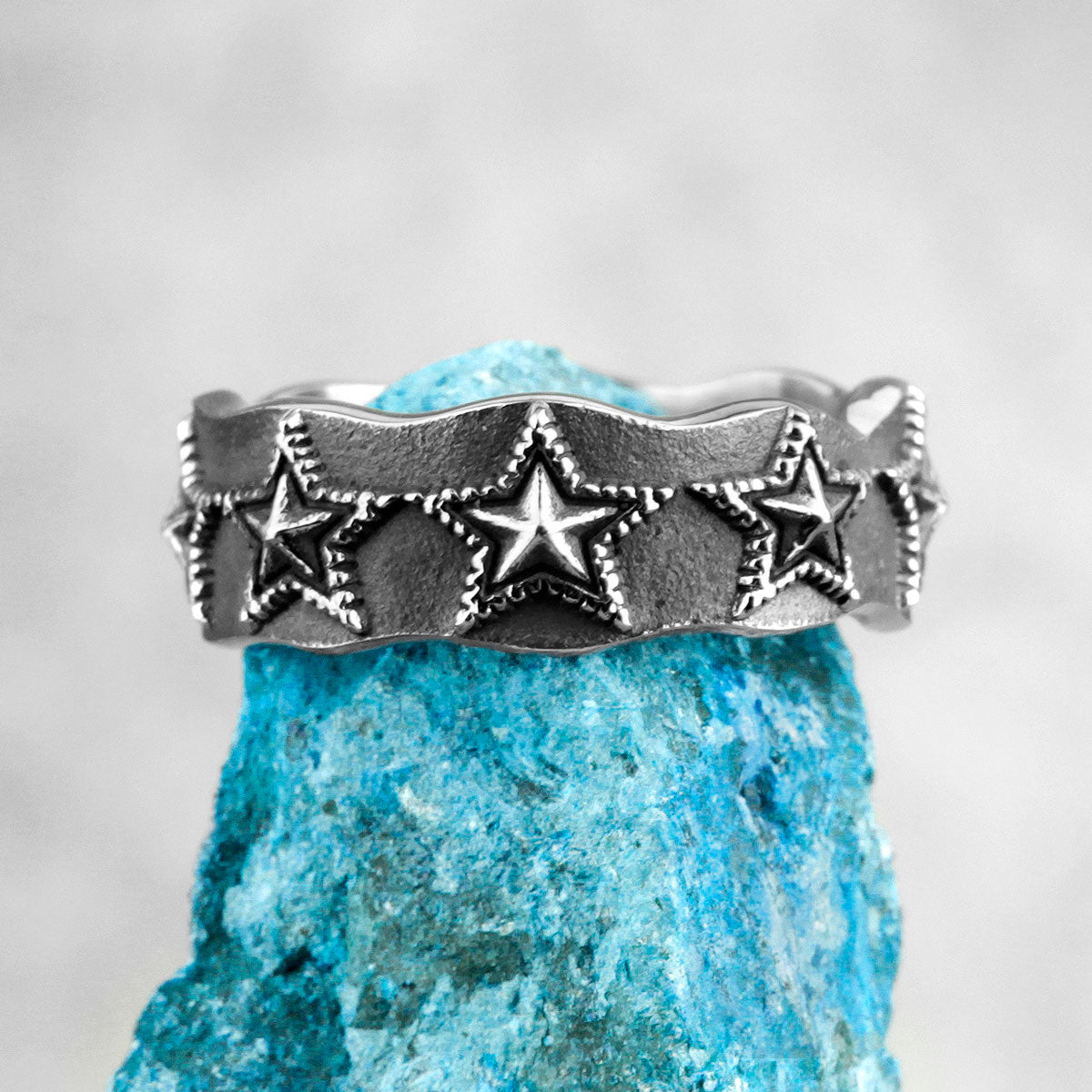 Starfish | 316L Solid Stainless Steel Starfish Star Unique Personality Rings