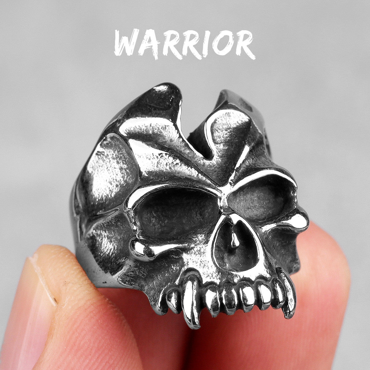 Skull Head Collection | Stainless Steel Wicked Skulls 316L No Fade Bike Skull Rings