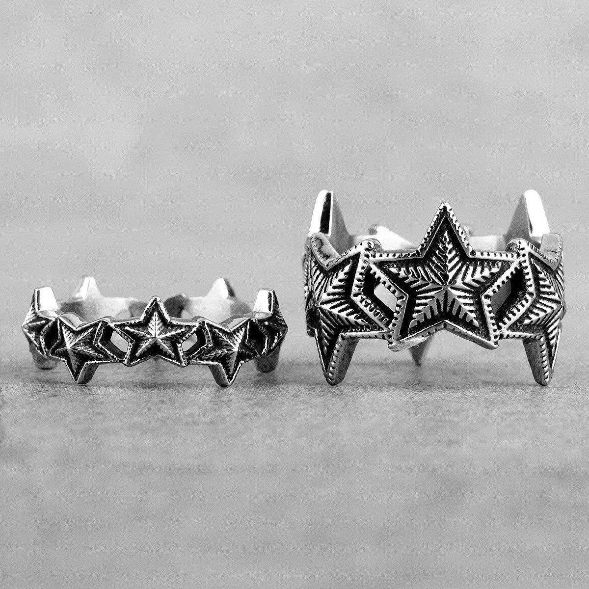 Star Struck | Couples 316L no Fade Stainless Steel Starry Night Lover Rings